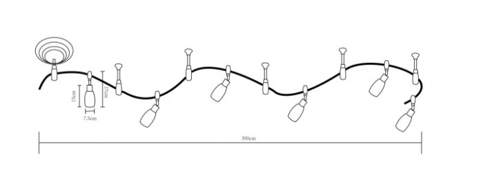 Спот Rail Kits A3059PL-6SI Arte Lamp
