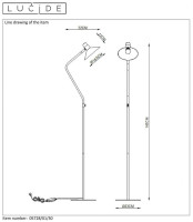 Торшер Lucide Pepijn 05728/01/30 Торшер Lucide Pepijn 05728/01/30