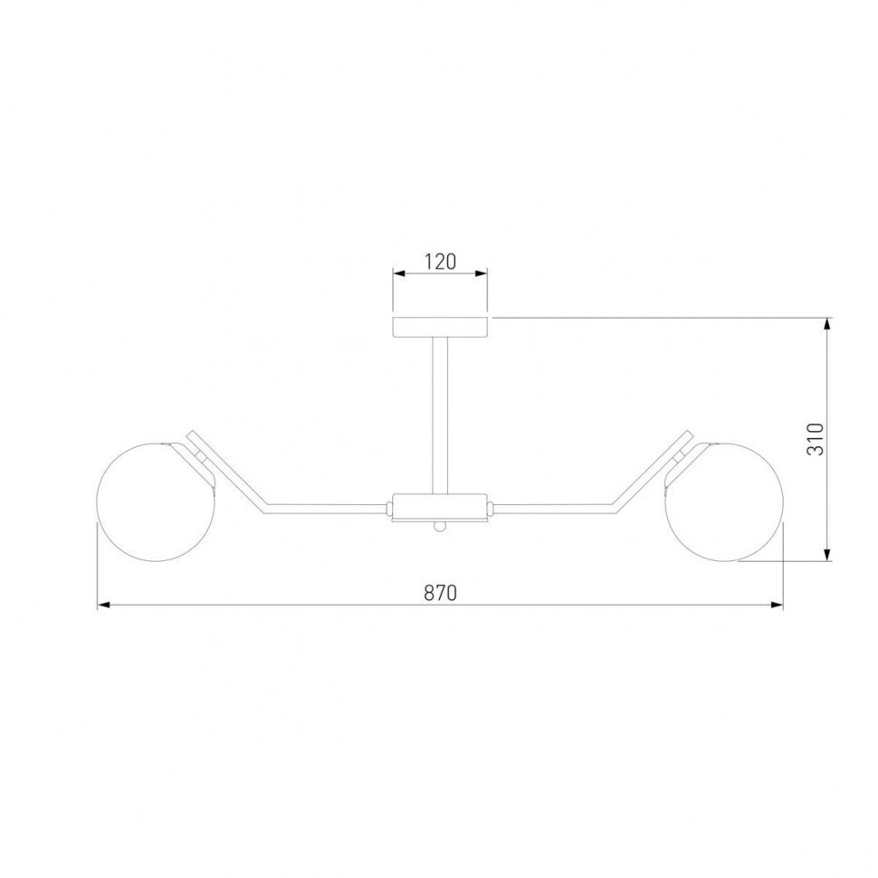 Подвесная люстра Eurosvet Frost 70154/8 хром