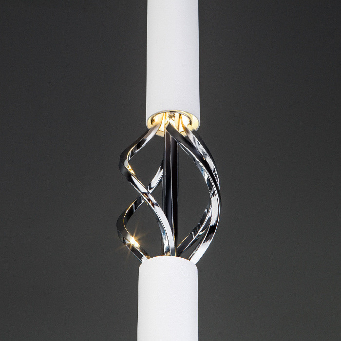 Подвесной светильник Lance 50191/1 LED белый / хром Eurosvet