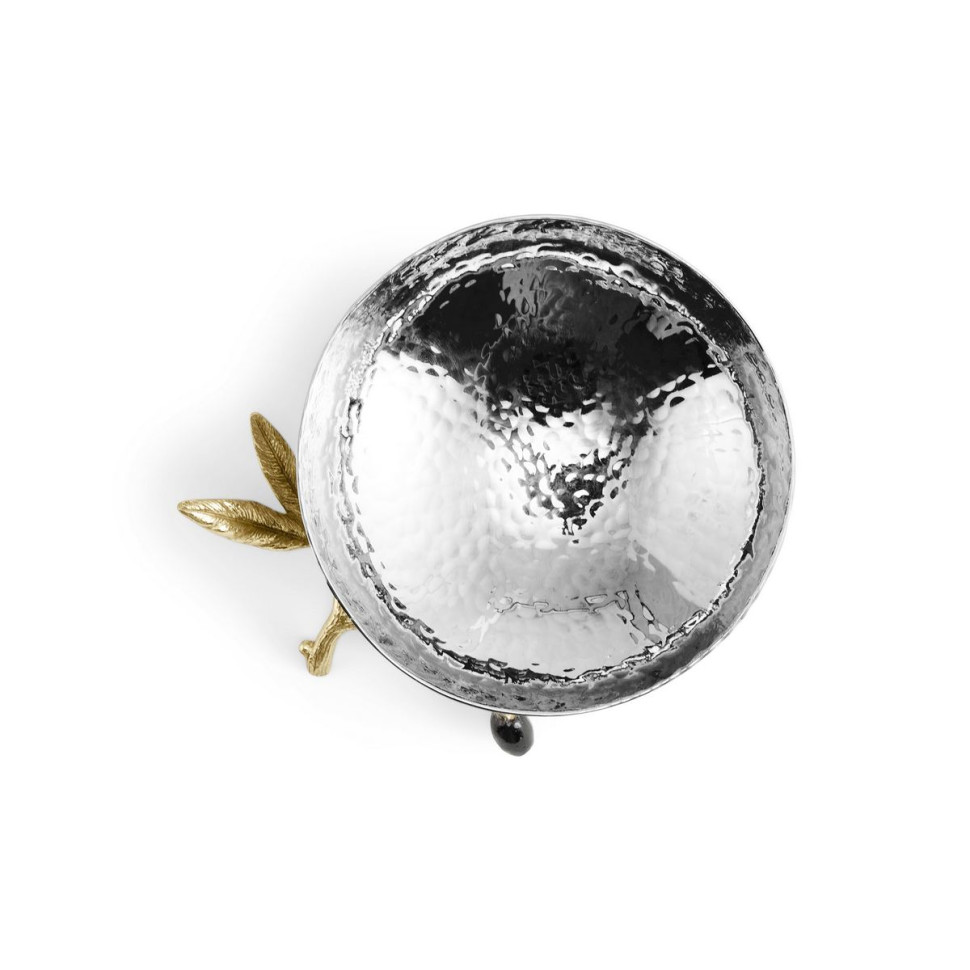 Салатник на ножке Michael Aram "Olive Branch", 11 см