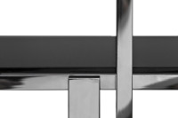 Стеллаж с черным стеклом Стеллаж с черным стеклом