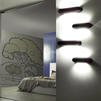 Настенный светильник DOS AP DOS G NE CR Vistosi