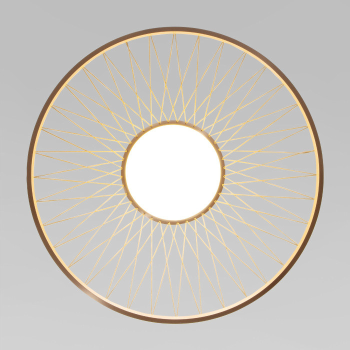 Подвесной светильник Cesta 40017/1 LED коричневый Eurosvet