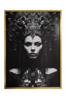 Холст "Царица" в золотом багете