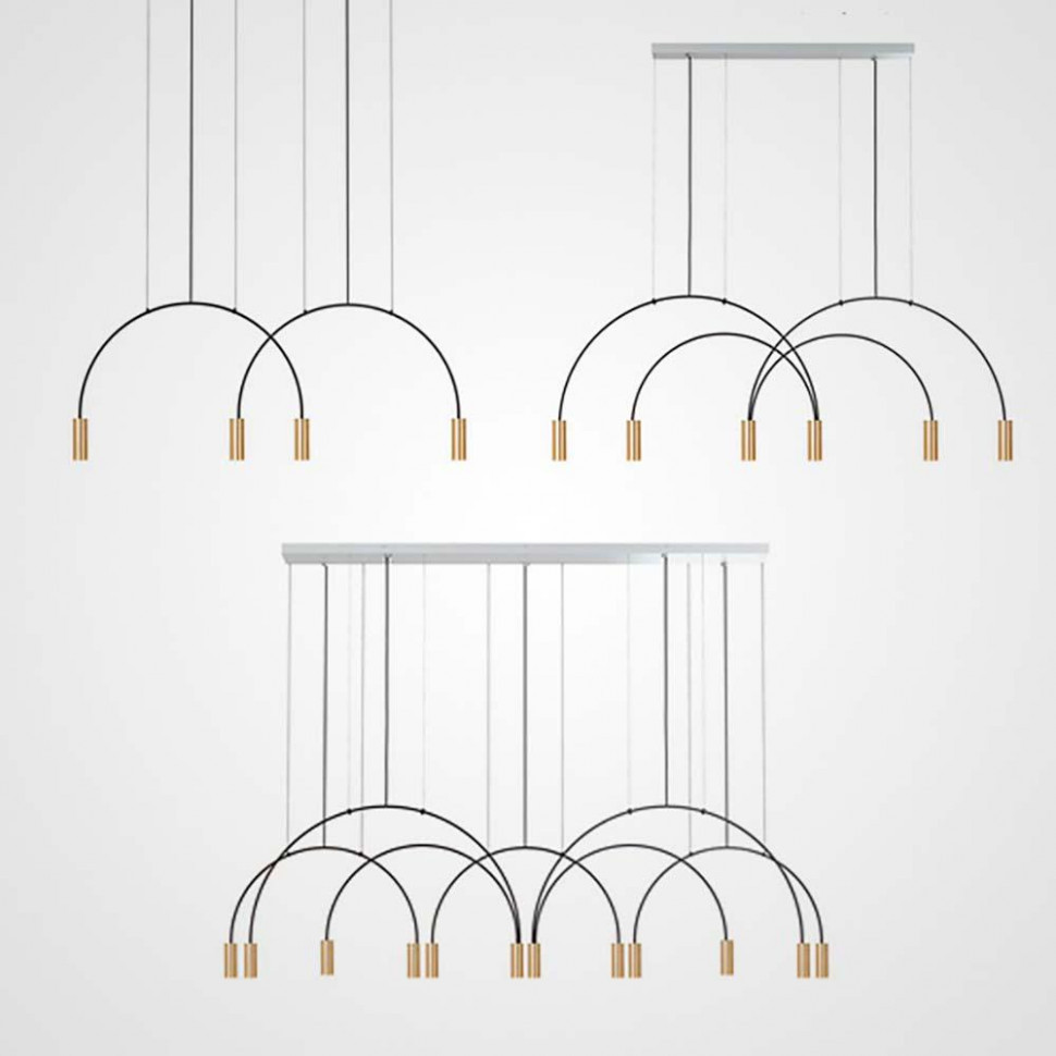 Подвесной светильник Imperium Loft ARC 3 Gold ARC01 189567-26