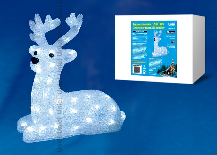 Световая фигура  ULD-M3133-050/STA WHITE IP20 LYING FAWN Uniel