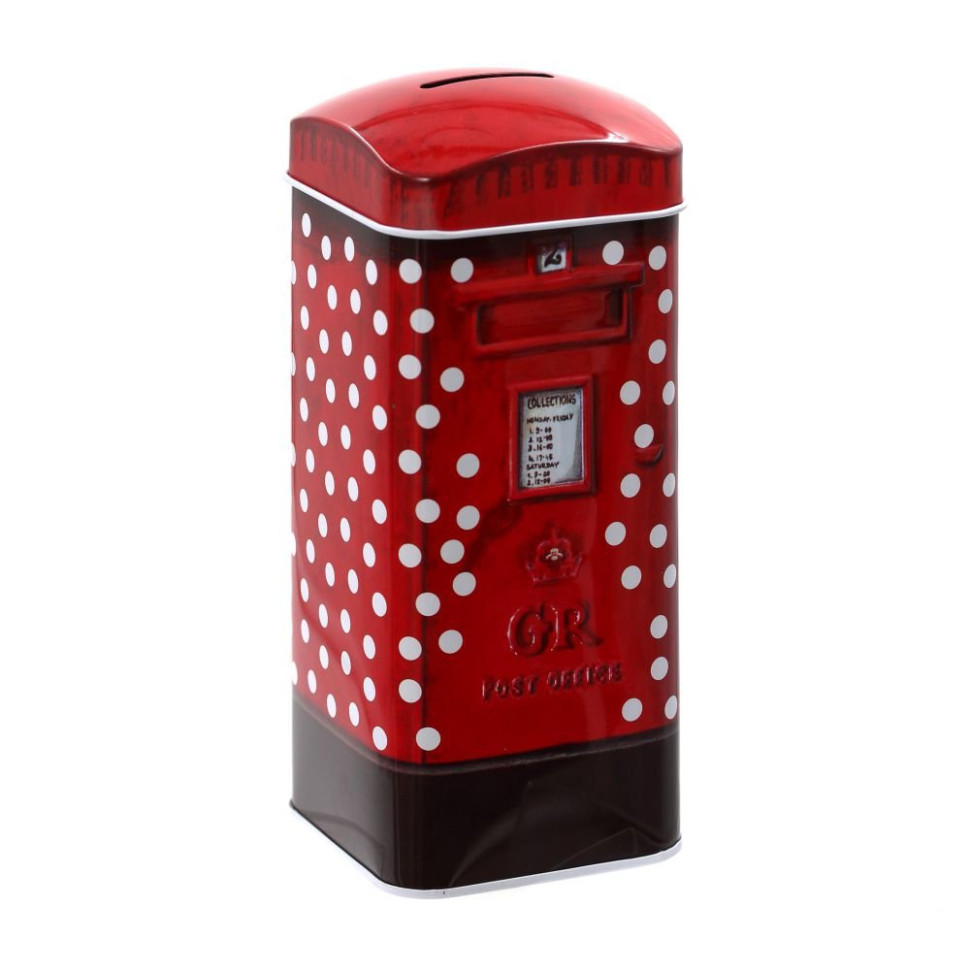 Копилка "Почтовый ящик", L7 W7 H16 см