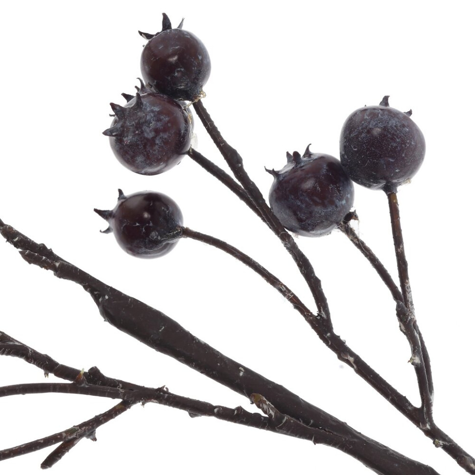 Ветка искусственная "Голубика", L12 W2,5 H51 см