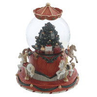 Фигурка декор в стекл шаре "Карусель" (движ, муз, подсвет, 3хААА, н/п), D 10 см, L14,5 W14,5 H18 см