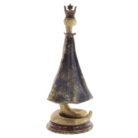 Фигурка декоративная с часами"Змея" (LR44х1 н/п), L11 W9 H24 см