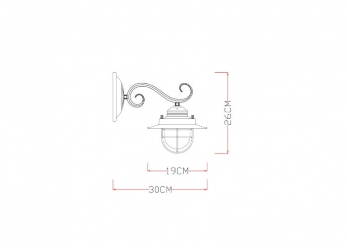 Бра Lanterna A4579AP-1AB Arte Lamp