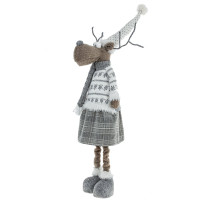Игрушка набивная "Олень" (телескоп ноги), L49 W20 H116/45 см, 2в.