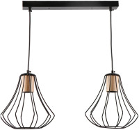 Подвесной светильник  MD.9050-2-P-BK+WOOD Imex
