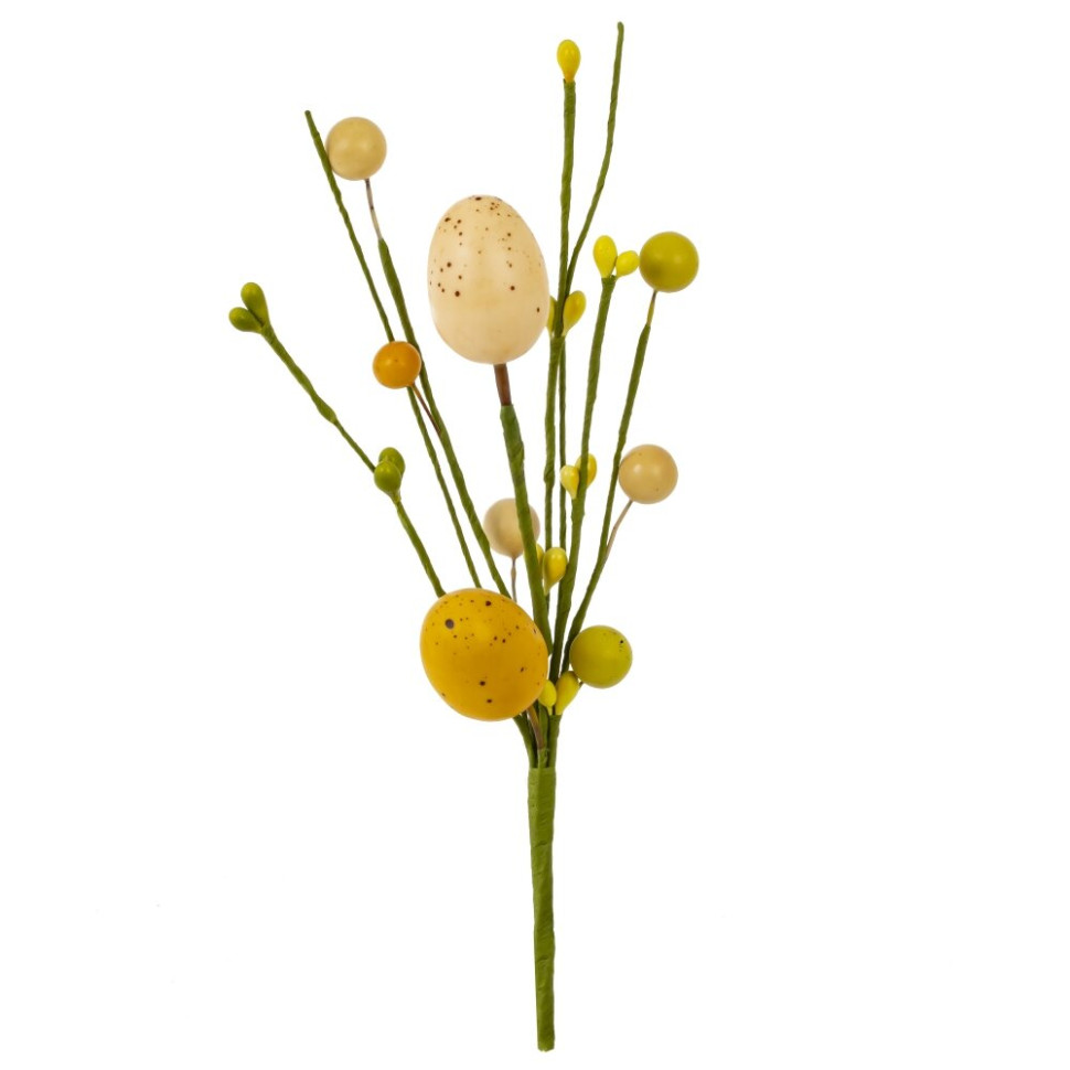 Ветка искусственная "Пасхальная", L8 W5 H21 см