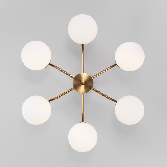 Потолочная люстра Frost 70154/6 латунь Eurosvet