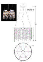Подвесная люстра David MR1971-6P MyFar Подвесная люстра David MR1971-6P MyFar