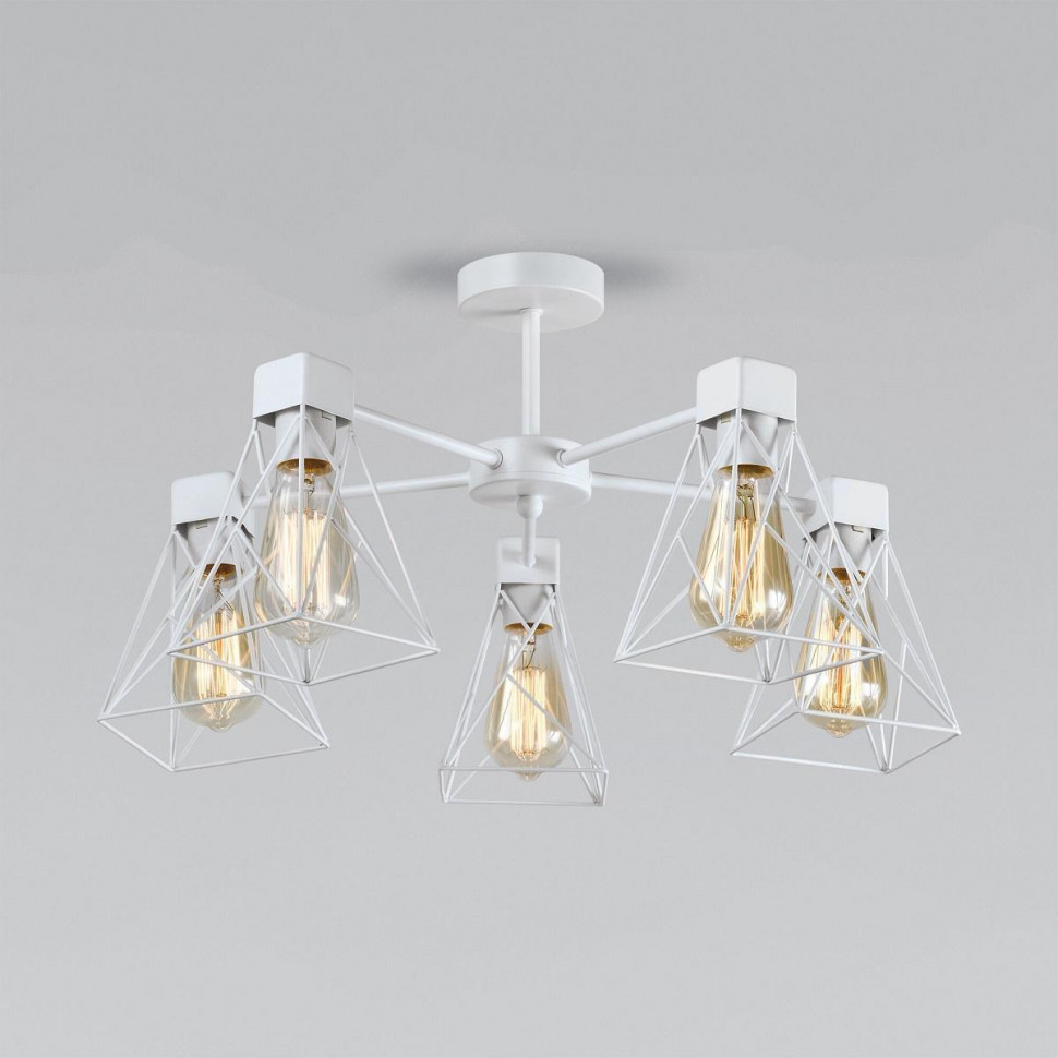 Потолочная люстра Eurosvet Trappola 70107/5 белый
