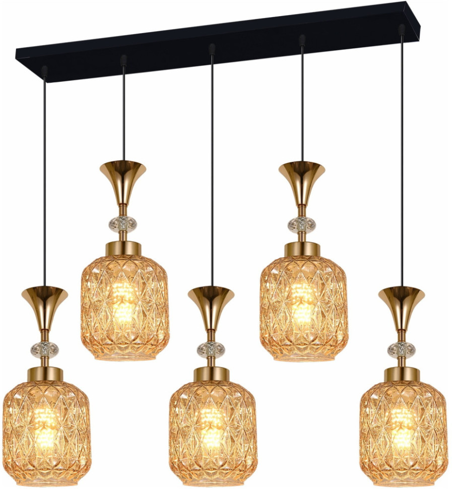 Подвесной светильник  02003-0.9-05L AMBER Reluce