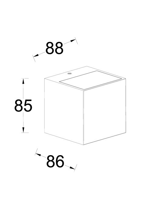 Архитектурная подсветка TUBE LED W1891 SS Bl Oasis Light