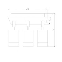 Светодиодный спот Eurosvet Stalk 20064/3 LED хром