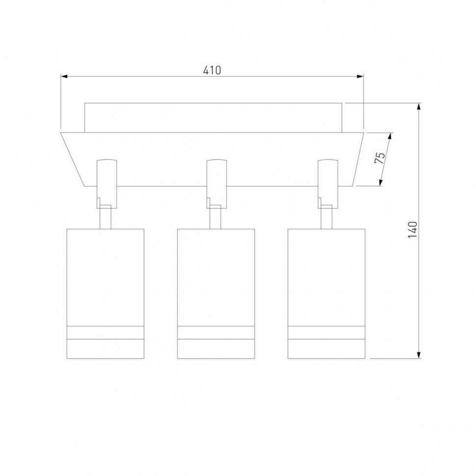 Светодиодный спот Eurosvet Stalk 20064/3 LED хром