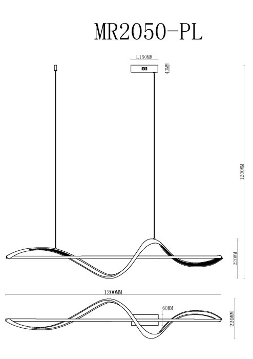 Подвесной светильник Marry MR2050-PL MyFar
