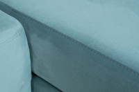 Диван Bergamo трехместный с канапе правый раскладной бирюзовый Диван Bergamo трехместный с канапе правый раскладной бирюзовый