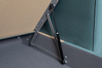 Диван Bergamo трехместный с канапе правый раскладной бирюзовый Диван Bergamo трехместный с канапе правый раскладной бирюзовый