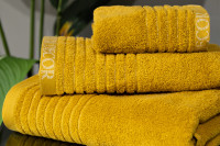 Полотенце "Стелла" 70*140 горчичное Полотенце "Стелла" 70*140 горчичное
