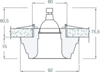 Точечный светильник Decoro DL212G/8 Donolux