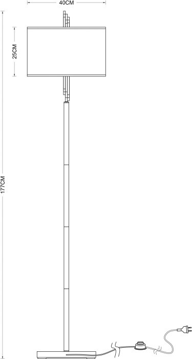 Торшер Julietta A5037PN-2CC Arte Lamp