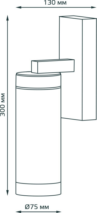 Настенный фонарь уличный Clio GD018 Gauss