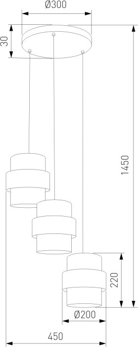 Подвесной светильник Calisto 6098 Calisto TK Lighting