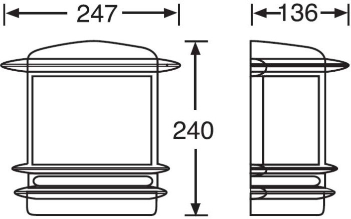 Настенный фонарь уличный TOKIO 68325 Bl opal Oasis Light