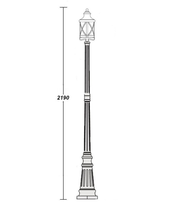 Наземный фонарь  84809 Gb Oasis Light