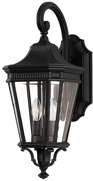Настенный фонарь уличный Cotswold Lane FE-COTSLN2-M-BK Feiss