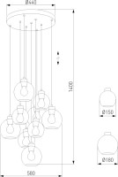 Подвесной светильник Cubus 10208 Cubus TK Lighting