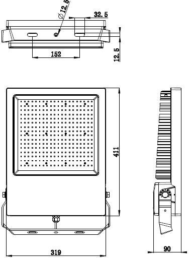 Прожектор уличный Atik 732101 Deko-Light