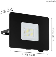 Прожектор уличный Faedo 3 97457 Eglo