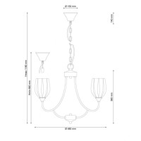 Подвесная люстра Lucia Tucci Madrid 116.5 Подвесная люстра Lucia Tucci Madrid 116.5