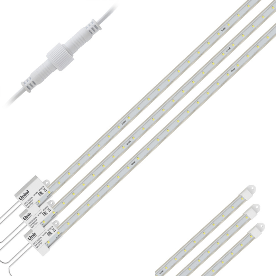 Светильник для растений  ULY-P91-20W/SPFR/K IP65 AC220V CLEAR KIT03 Uniel