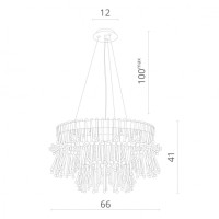 Подвесная люстра Vetro 7565/01 SP-7 Divinare