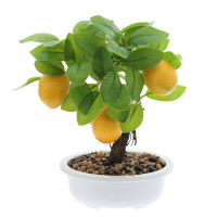 Дерево искусственное "Лимон", L16 W13 H22 см