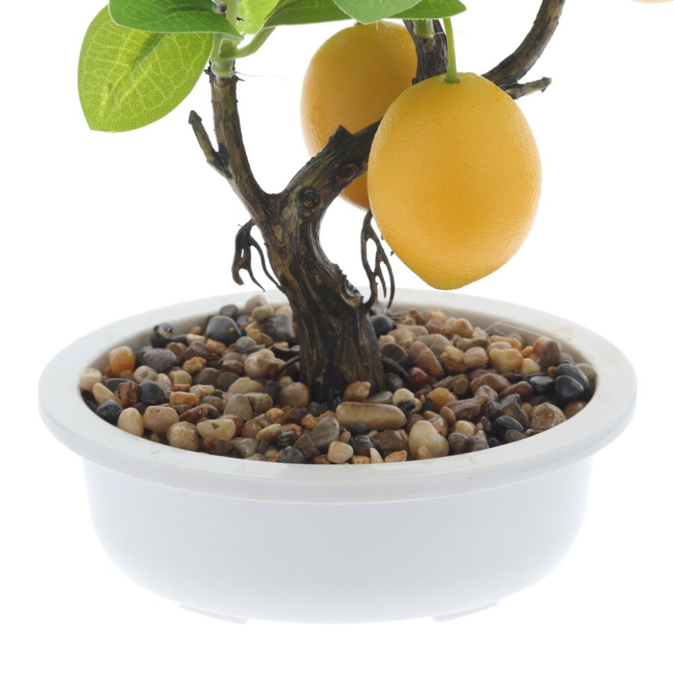 Дерево искусственное "Лимон", L16 W13 H22 см