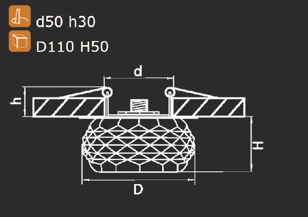 Точечный светильник Cesare 004254 Lightstar