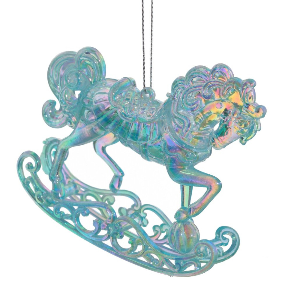 Украшение новогоднее "Лошадка", L11 W2,5 H9,5 см