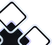 Потолочная люстра High-tech Led Lamps HIGH-TECH LED LAMPS 82004 BLACK Natali Kovaltseva