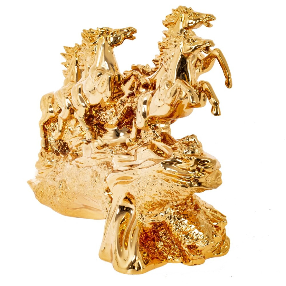 Фигурка декоративная "Лошади", L57 W17 H33 см