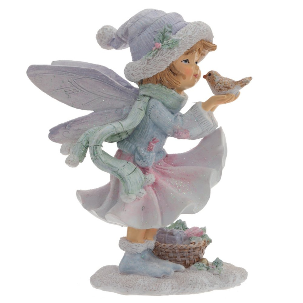 Фигурка декоративная "Девочка-фея", L10 W5,5 H12,5 см